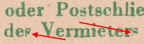 Plattenfehler K VIII-d